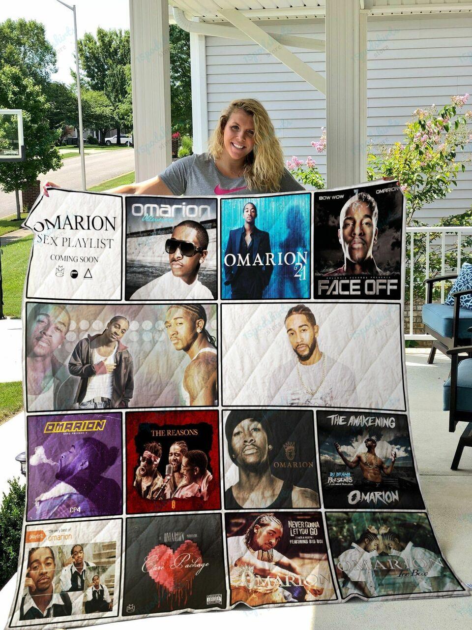 Omarion Quilt Blanket and Home Decor