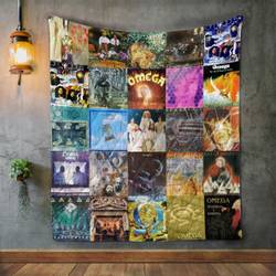 Omega Album Covers Quilt Blanket and Home Decor
