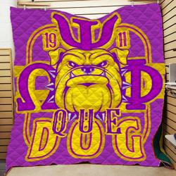 Omega Psi Phi Dog Quilt All Over Printed and Home Decor