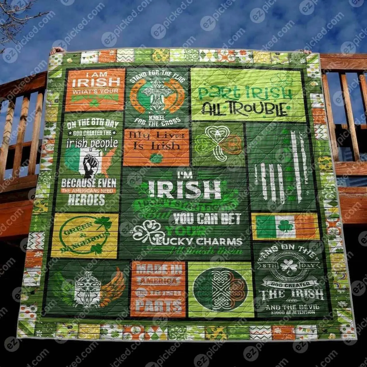 On The 8Th Day Blanket Th2906 Quilt and Home Decor