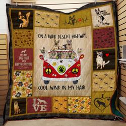 On The Dark Desert Highway Quilt Btt and Home Decor