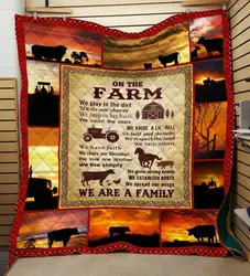 On The Farm Quilt Blanket and Home Decor