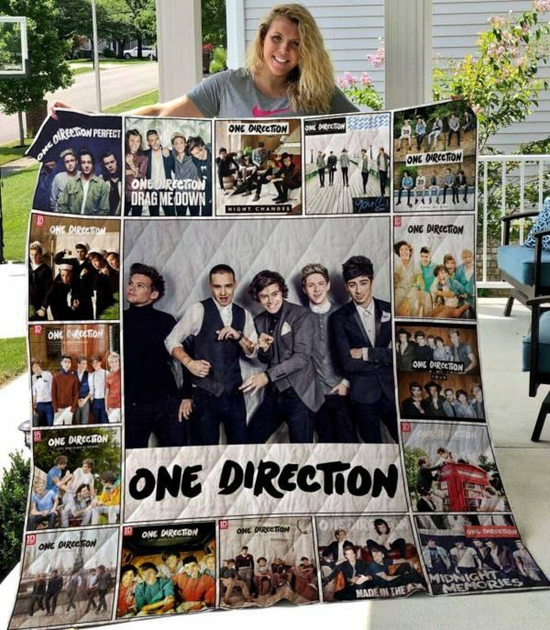 One Direction Quilt Blanket M110624 Quilt and Home Decor