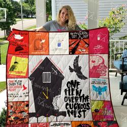 One Flew Over The CuckooS Nest Quilt Blanket and Home Decor