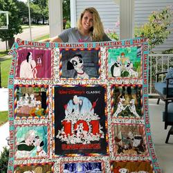 One Hundred And One Dalmatians Quilt Blanket and Home Decor