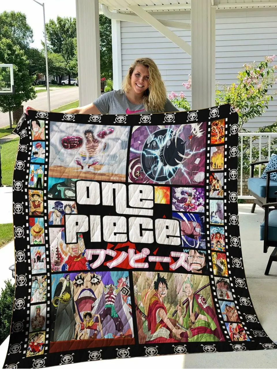 One Piece Anime Quilt and Home Decor