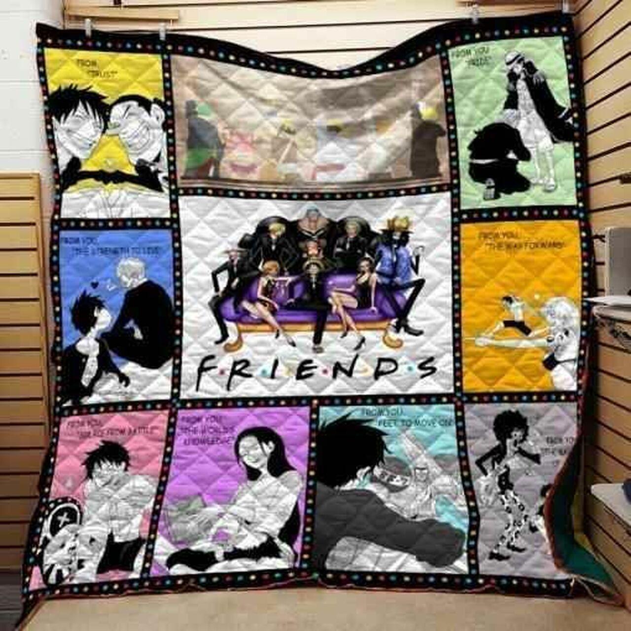One Piece Friends Blanket Th0907 Quilt and Home Decor