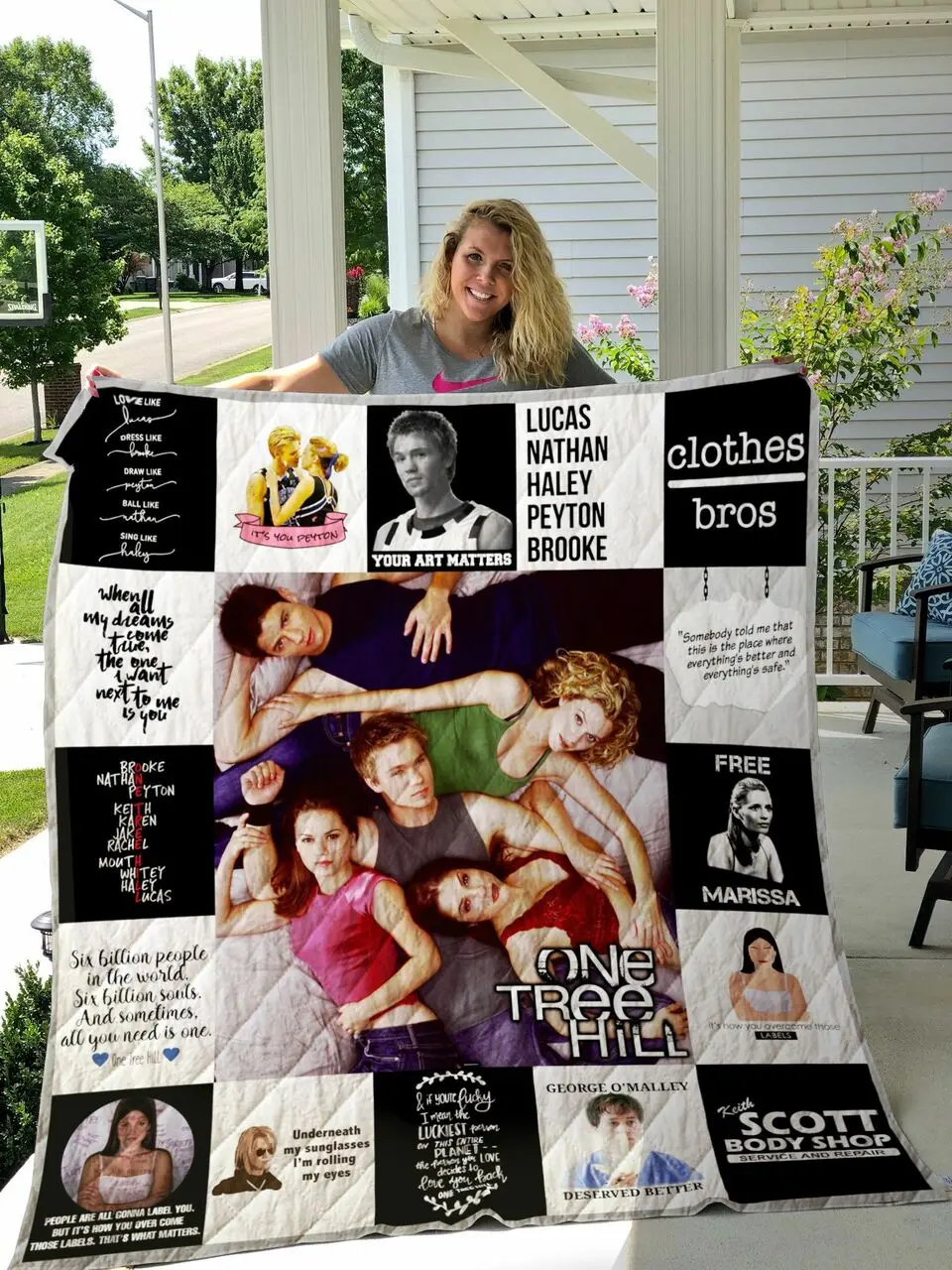 One Tree Hill Quilt Blanket and Home Decor