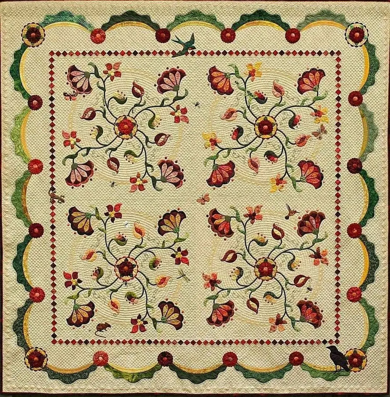 Organic Garden Quilt Tdhfb and Home Decor