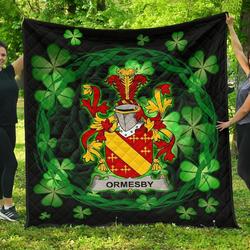 Ormesby Ireland Irish Celtic Shamrock Knot Circle JFJ10812 3D Customized Quilt 2707 and Home Decor