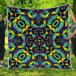 Ornament Psychedelic Trippy HUR10238 3D Customized Quilt 2307 and Home Decor