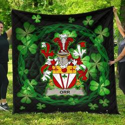Orr Ireland Irish Celtic Shamrock Knot Circle JFJ10824 3D Customized Quilt 2707 and Home Decor