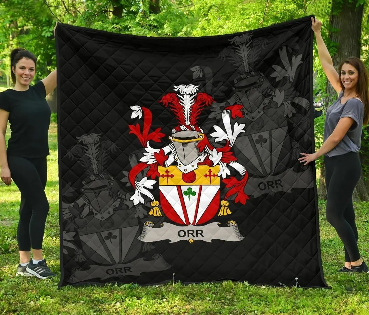 Orr Ireland Irish Family Crest JFJ10821 3D Customized Quilt 2707 and Home Decor