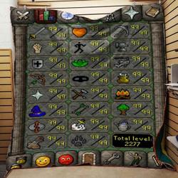 Osrs Skills Blanket Th10072019 Quilt and Home Decor