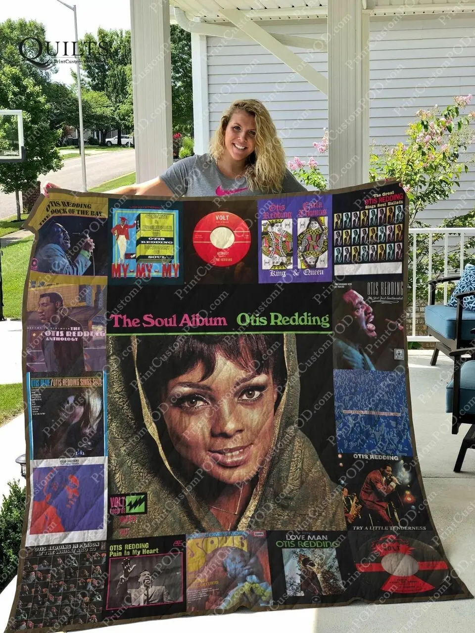 Otis Redding Albums Quilt Blanket For Fans Ver 17 and Home Decor