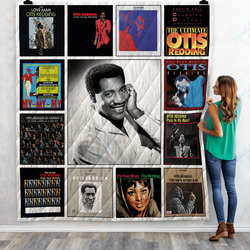Otis Redding Quilt Blanket 02 and Home Decor