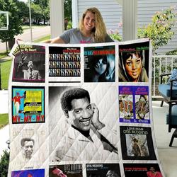 Otis Redding Quilt Blanket and Home Decor