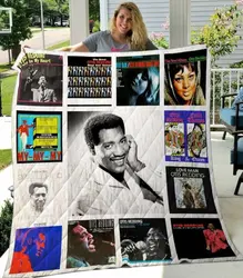 Otis Redding Quilt Blanket  Limited Quilt Blanket and Home Decor
