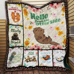 Otter M 3D Customized Quilt and Home Decor