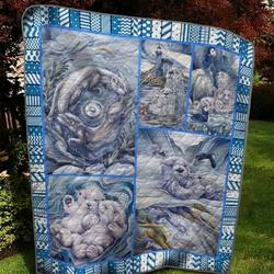 Otter Oops Babe I Love You Quilt Blanket Dhc020120645Td and Home Decor