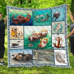 Otter Quilt Tdhgs and Home Decor