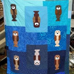 Otter Quilt Tdhpa and Home Decor