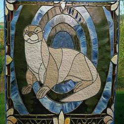 Otter Quilt Tdhrz and Home Decor