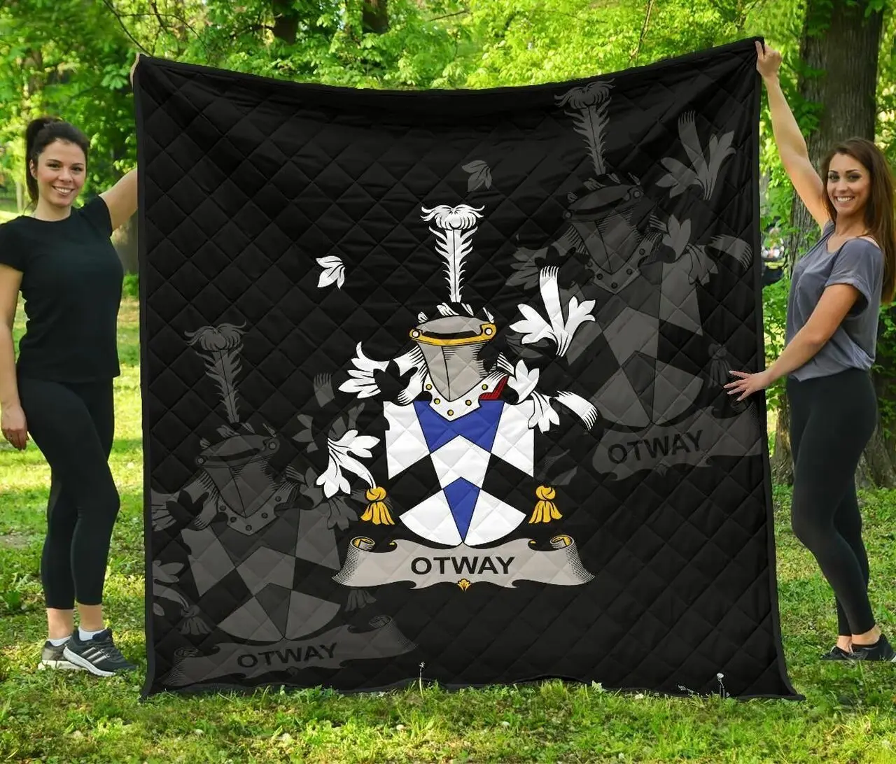 Otway Ireland Irish Family Crest JFJ10842 3D Customized Quilt 2707 and Home Decor