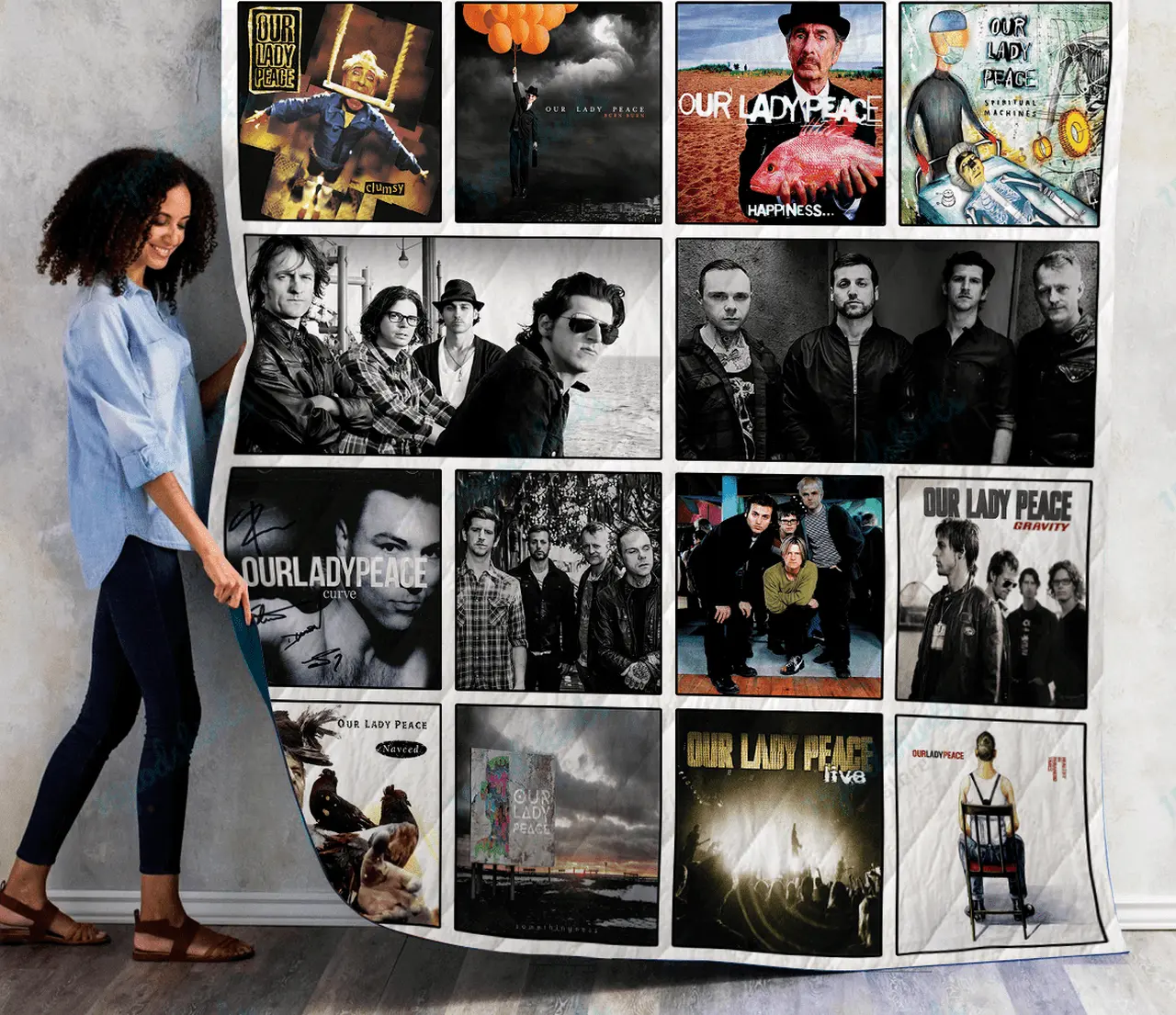 Our Lady Peace Albums Quilt Blanket Ver14 and Home Decor
