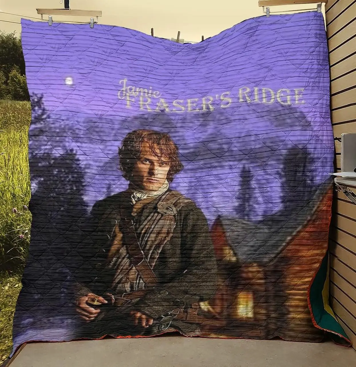Outlander Jamie FraserS Ridge Quilt Blanket Great Customized Blanket Gifts For Birthday Christmas Thanksgiving and Home Decor