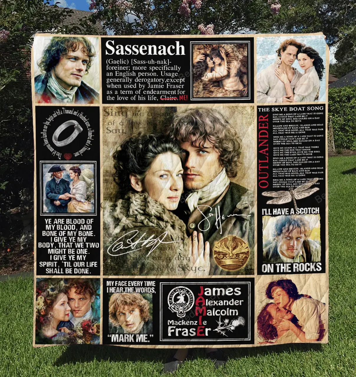 Outlander Quilt Blanket and Home Decor