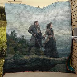 Outlander Season 4 Brave The New World Quilt Blanket and Home Decor