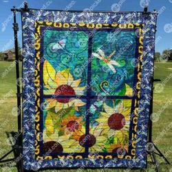 Outside The Window Quilt Blanket Ylt6  Quilt and Home Decor