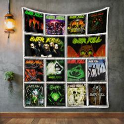 Overkill Album Covers Quilt Blanket and Home Decor