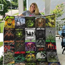 Overkill Band Albums Quilt Blanket For Fans Ver 25 and Home Decor