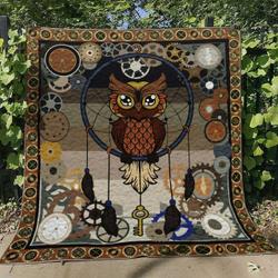 Owl Bt270629 Quilt Blanket and Home Decor