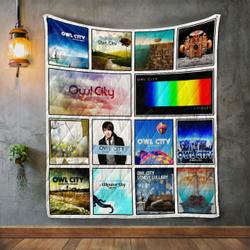 Owl City Album Covers Quilt Blanket and Home Decor
