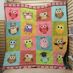 Owl Cute Owl World Sc Quilt Derqxu and Home Decor