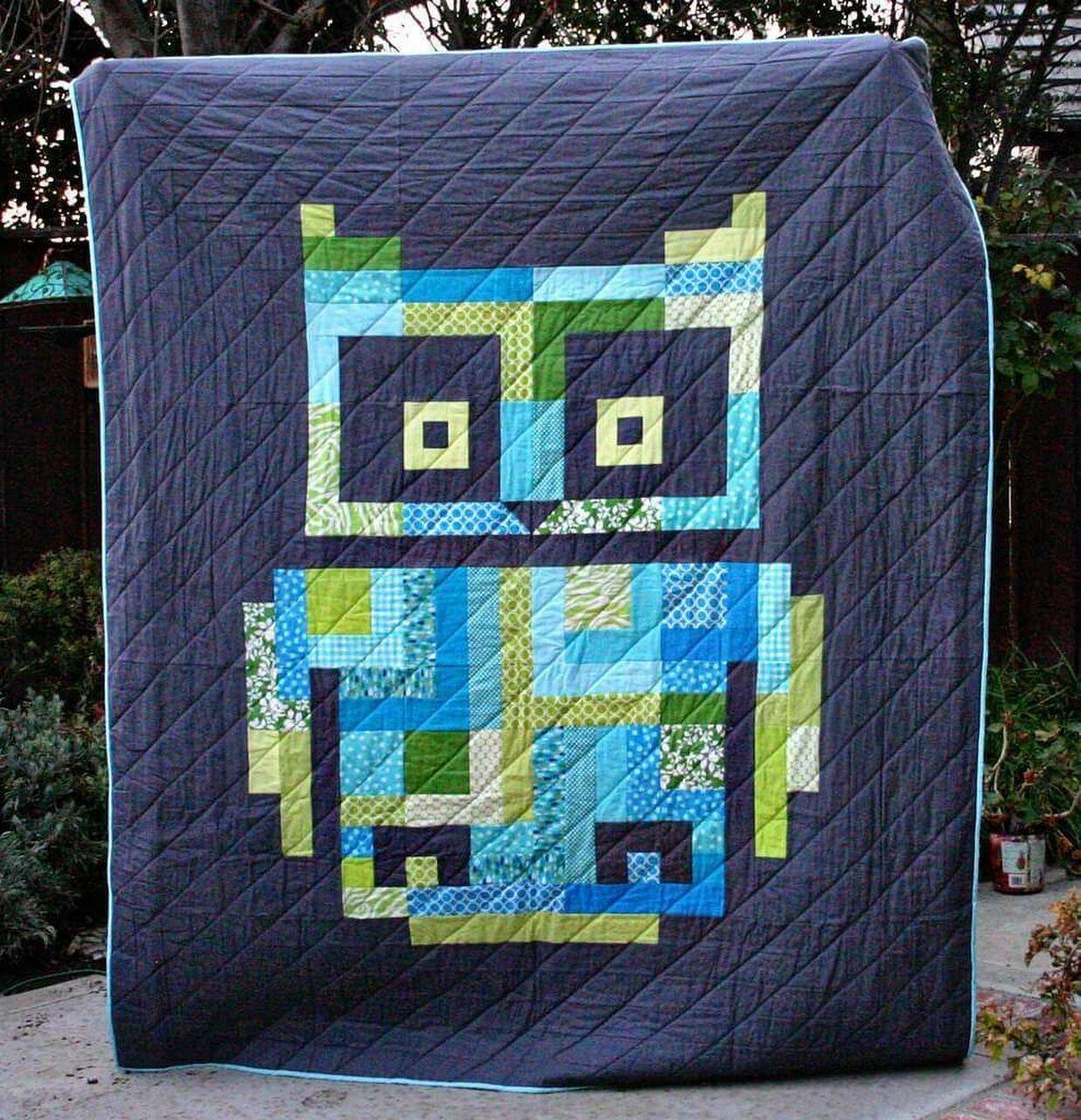 Owl Hur Quilt nq and Home Decor