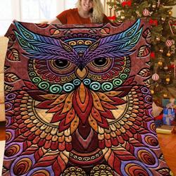Owl JFJ10908 3D Customized Quilt 2707 and Home Decor