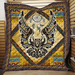 Owl JFJ10960 3D Customized Quilt 2707 and Home Decor