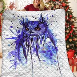 Owl JFJ10980 3D Customized Quilt 2707 and Home Decor