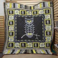 Owl Late Night WBM714 Awesome 3D Customized Quilt and Home Decor