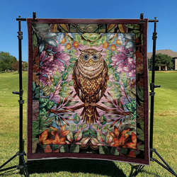 Owl Owls Owls Wow Quilt Wzj and Home Decor