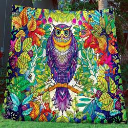 Owl Quilt Blanket Bbb1111175Ph and Home Decor