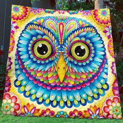 Owl Quilt Blanket Bbb1111181Ph and Home Decor