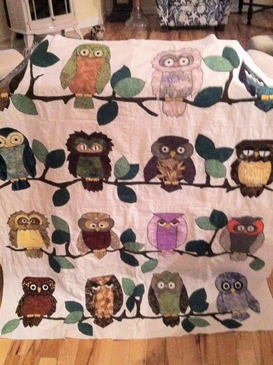 Owl Quilt Tdhbs and Home Decor