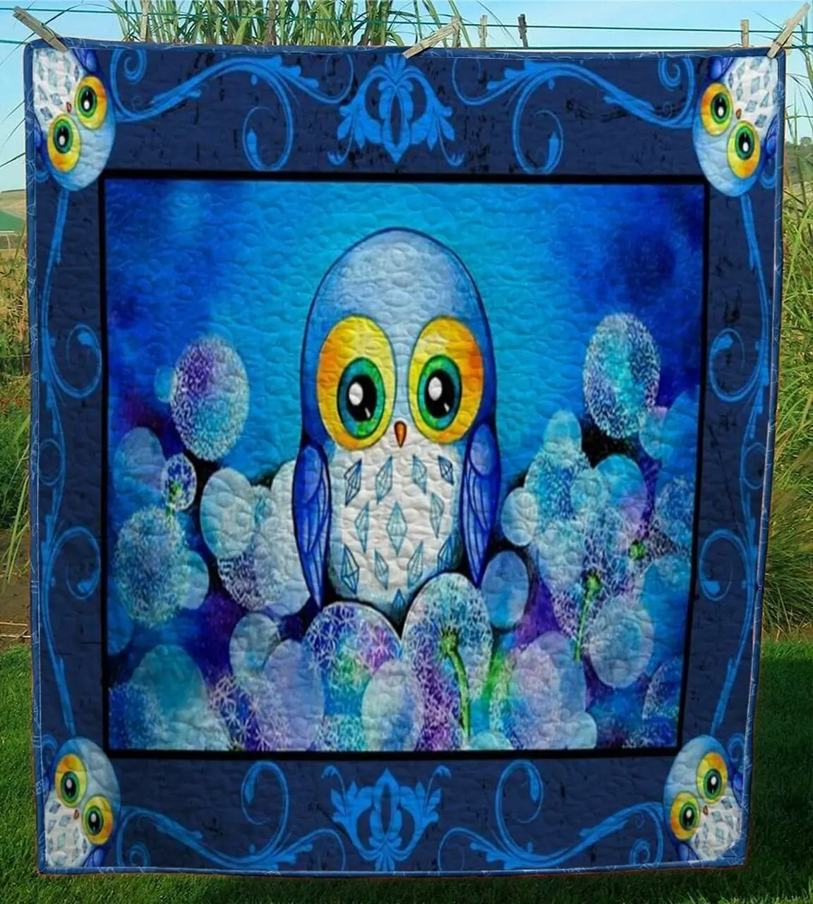 Owl Quilt Tdhpz and Home Decor