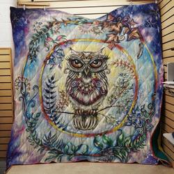 Owl Quilt Tdhra and Home Decor
