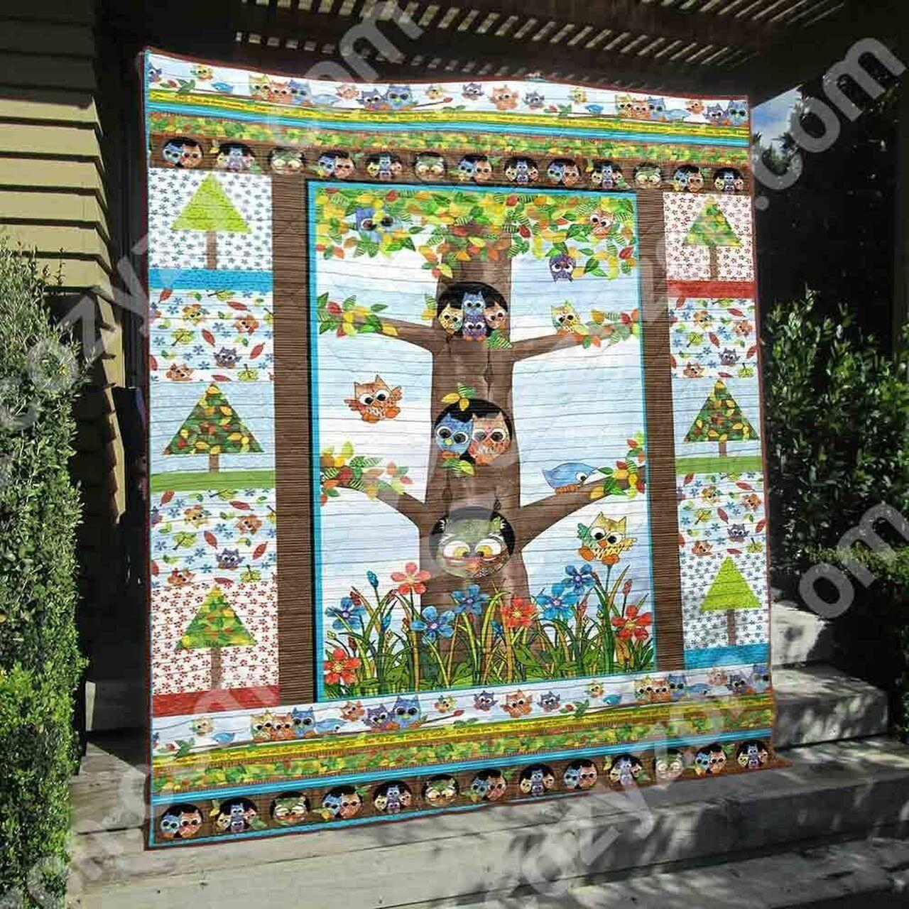 Owl Quilt Tdhtq and Home Decor